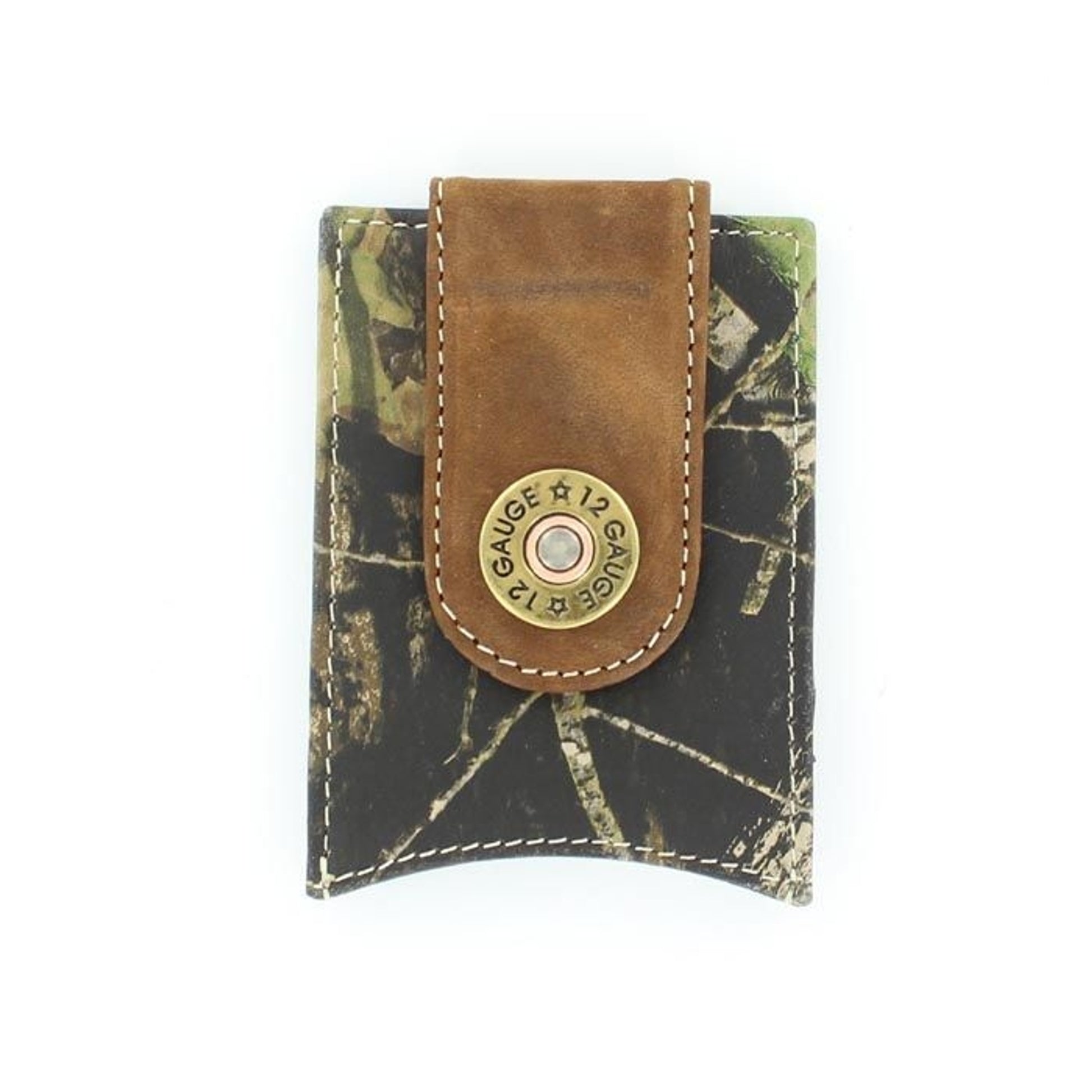 Nocona Shotgun Shell Money ClipBk/Wh