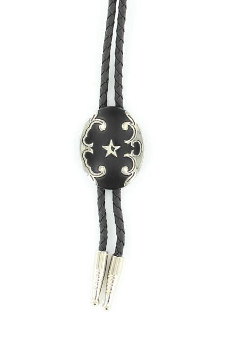 Double S Oval with Star Bolo