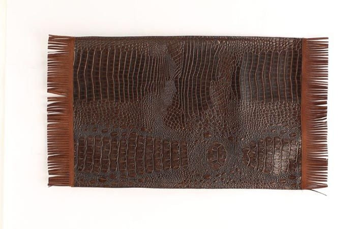 Western Moments Croco PlacematsBrown
