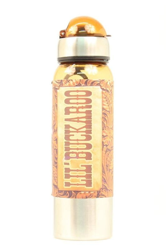 Western Moments Lil Buckaroo Water BottleBrown