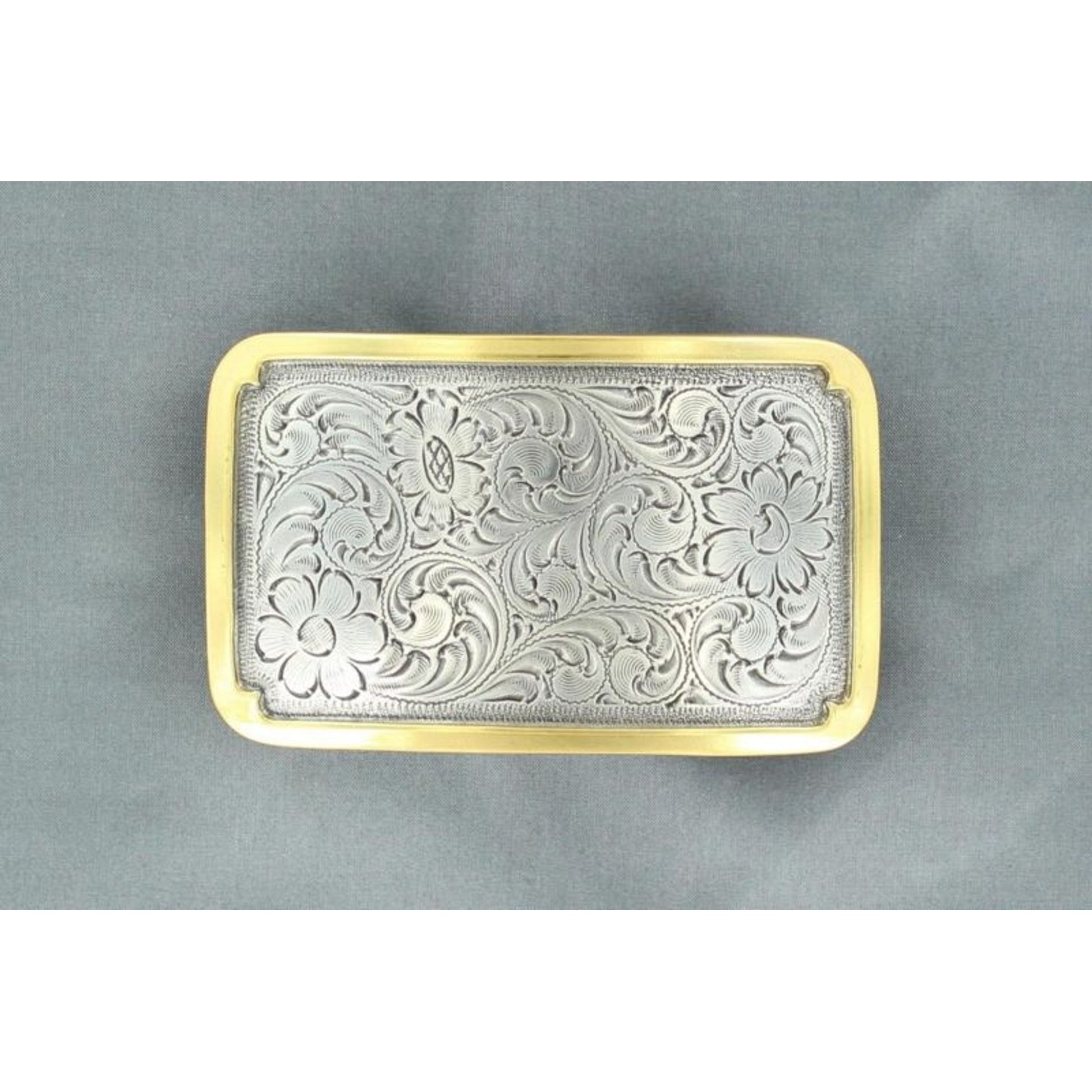 Nocona Rect Buckle/Solid Edge
