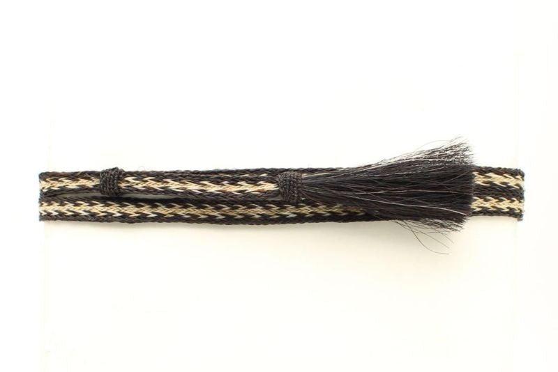 M And F Western Five Strand Chevron Hatband Tan