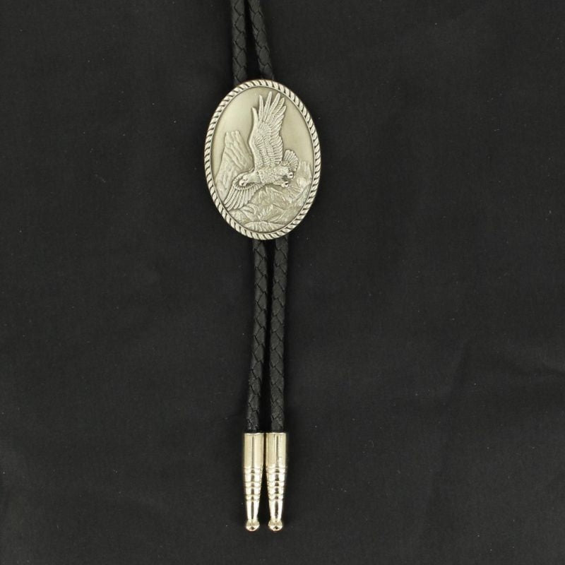 Double S Eagle Bolo Pewter