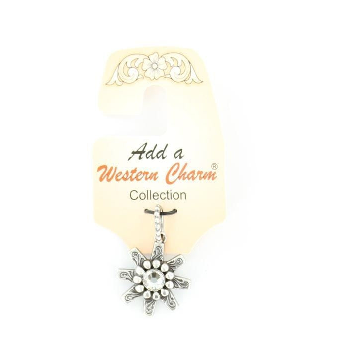 Western Charm Rowel CharmBk/Wh