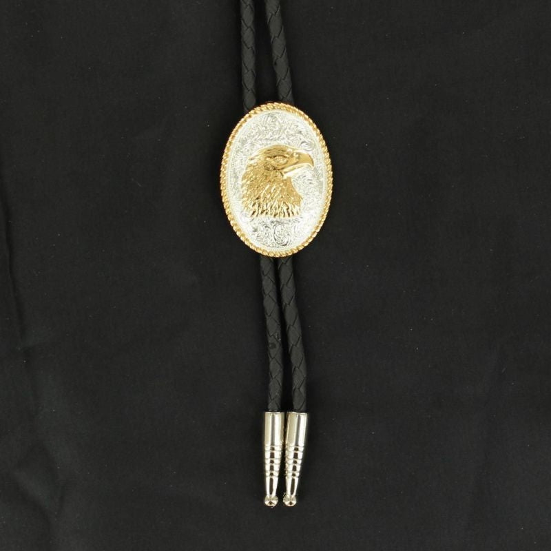 Double S Eaglehead Bolo