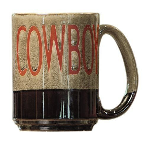 Western Moments Cowboy MugTan Brown