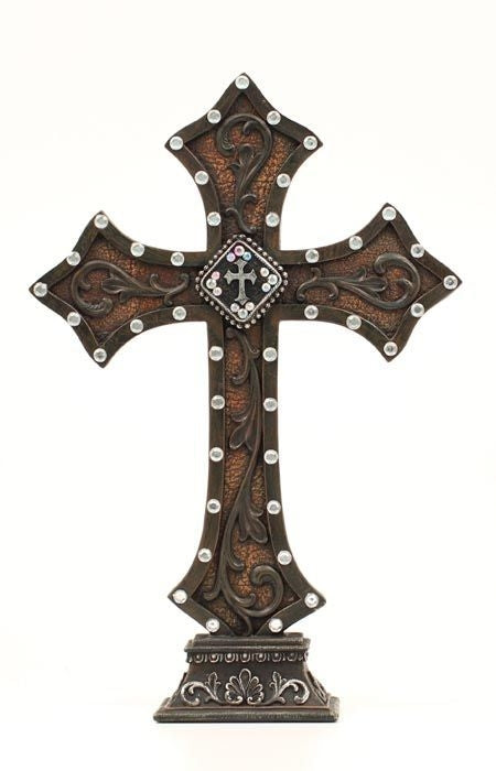 Western Moments Dia/Cross Concho Table Cross