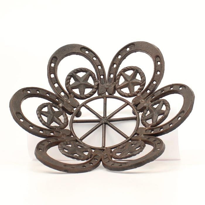 Western Moments Horseshoe/Star Fruit Basket