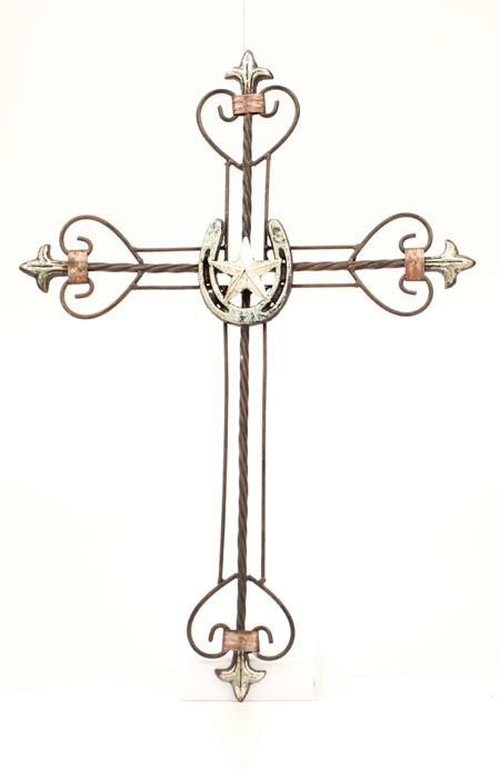 Western Moments Iron Cross With Horseshoe And Star