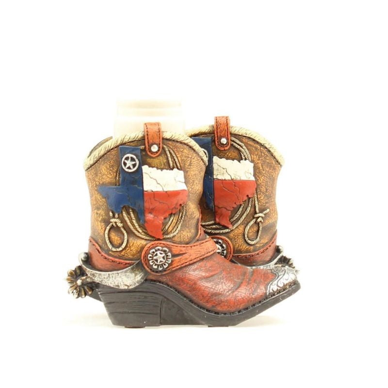 Western Moments Resin Boot Salt and Pepper Caddy