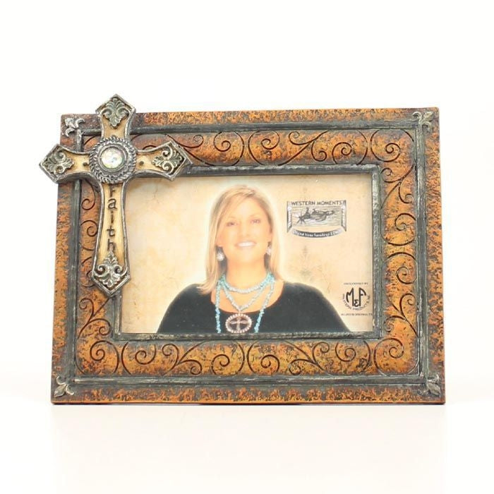 Western Moments Faith Cross Frame