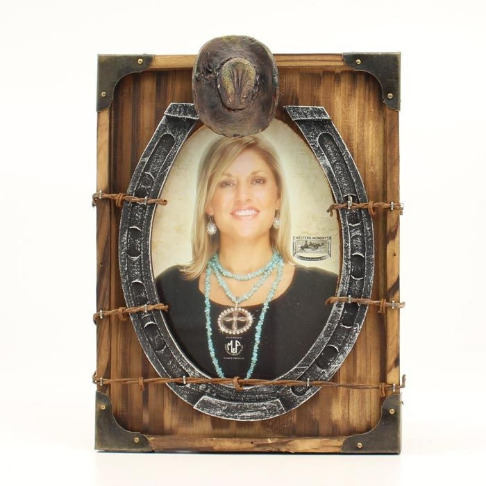 Western Moments Horseshoe/Hat 5X7 Frame