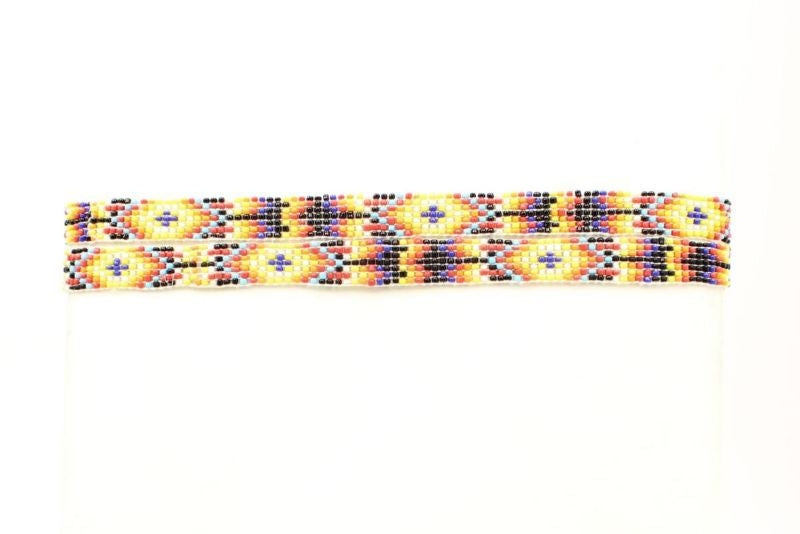 M And F Western Beaded Stretch Hatband