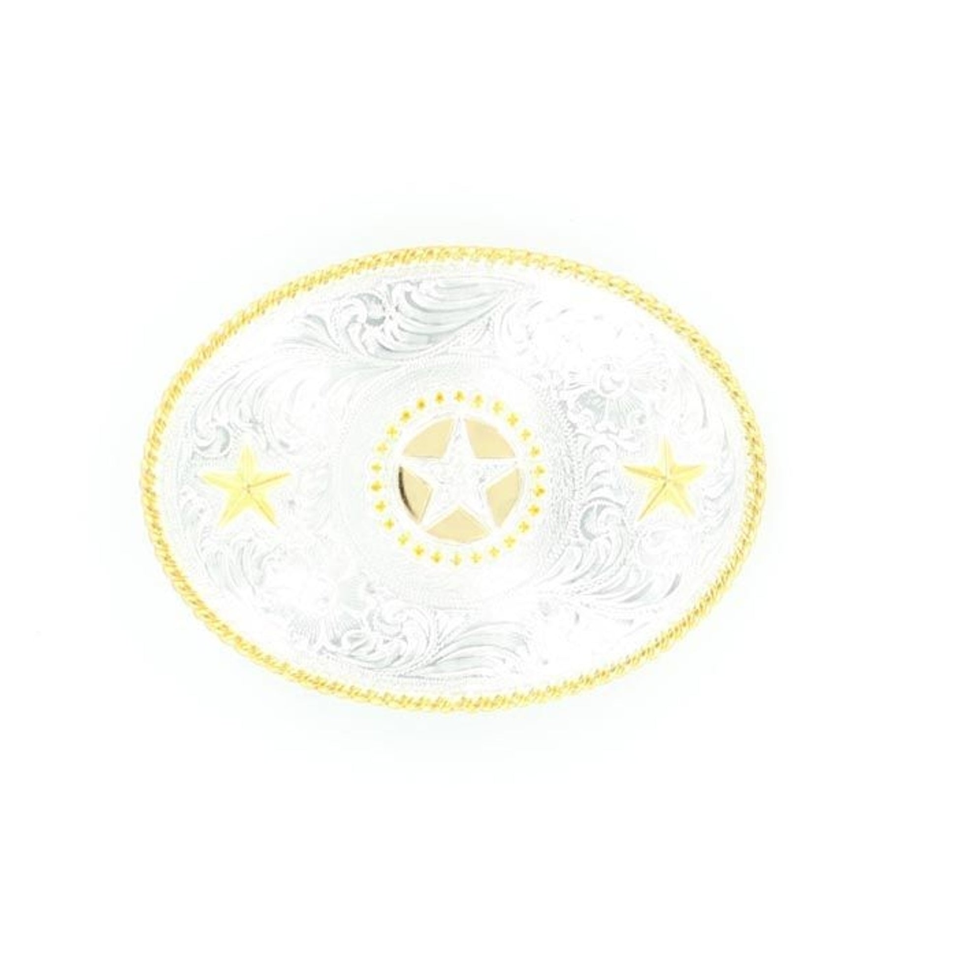 Nocona Ladies Oval Stars/Texas Star Buckle
