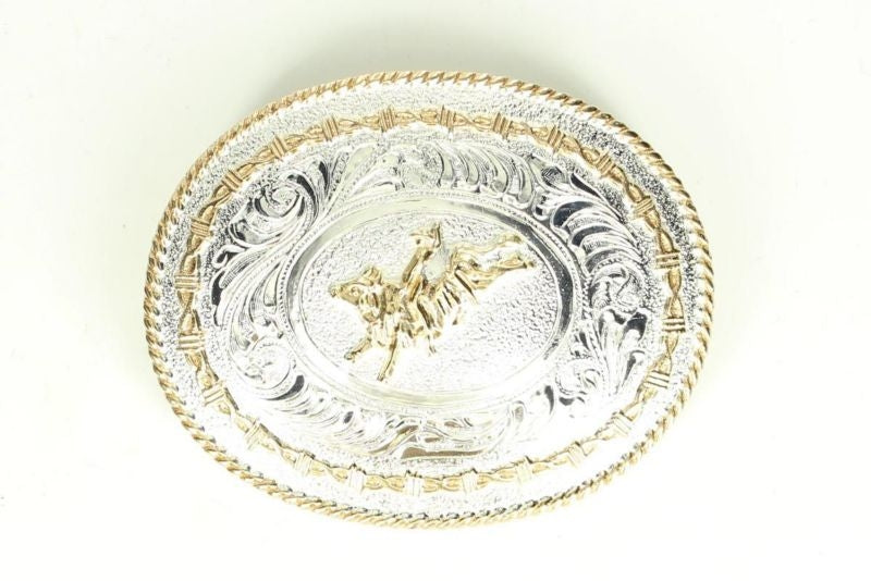 Crumine Bull Rider Trophy Buckle 3.25 x 4.25