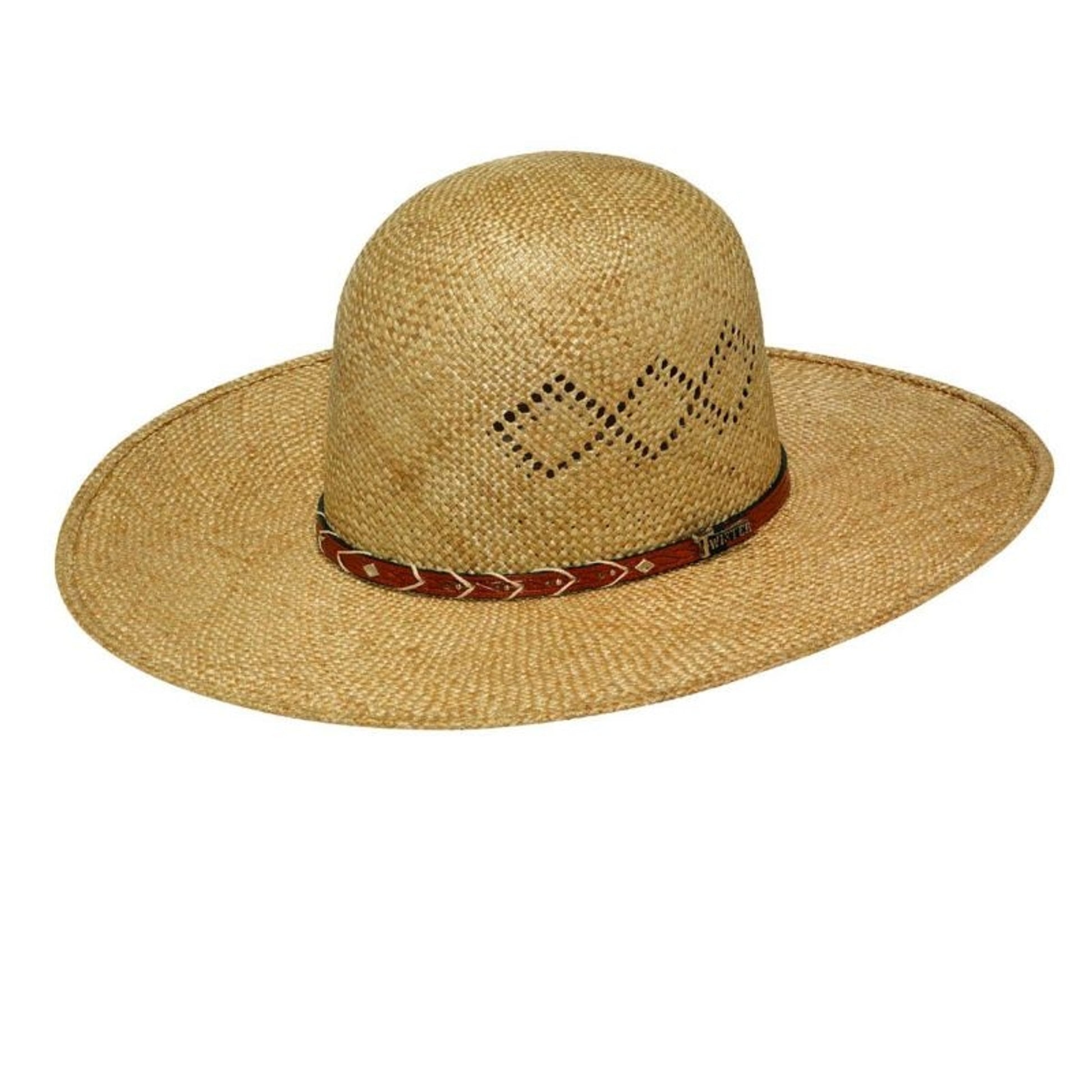 Twister 8X Sisal Weave Hat 6.75 Natural