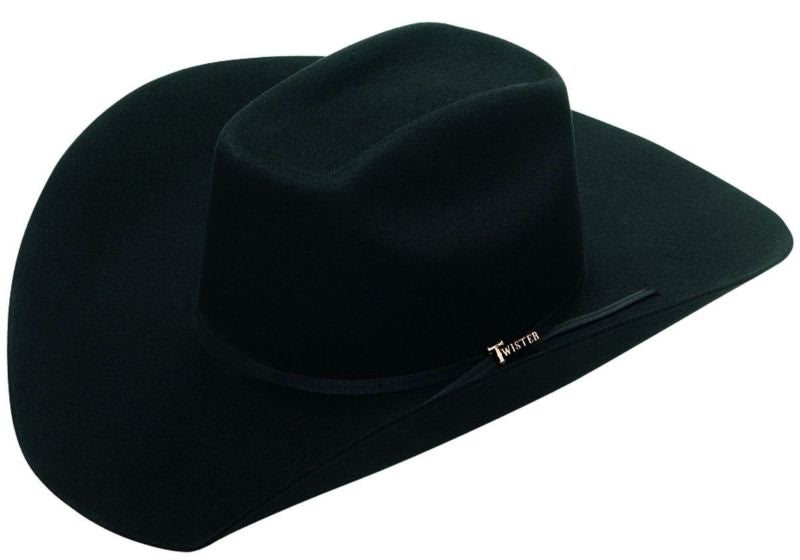 Twister Adult 2-Cord Select Wool Hat 6.625 Black