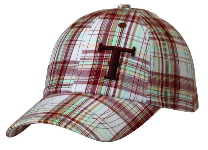 Twister Plaid Logo Baseball Cap Brown