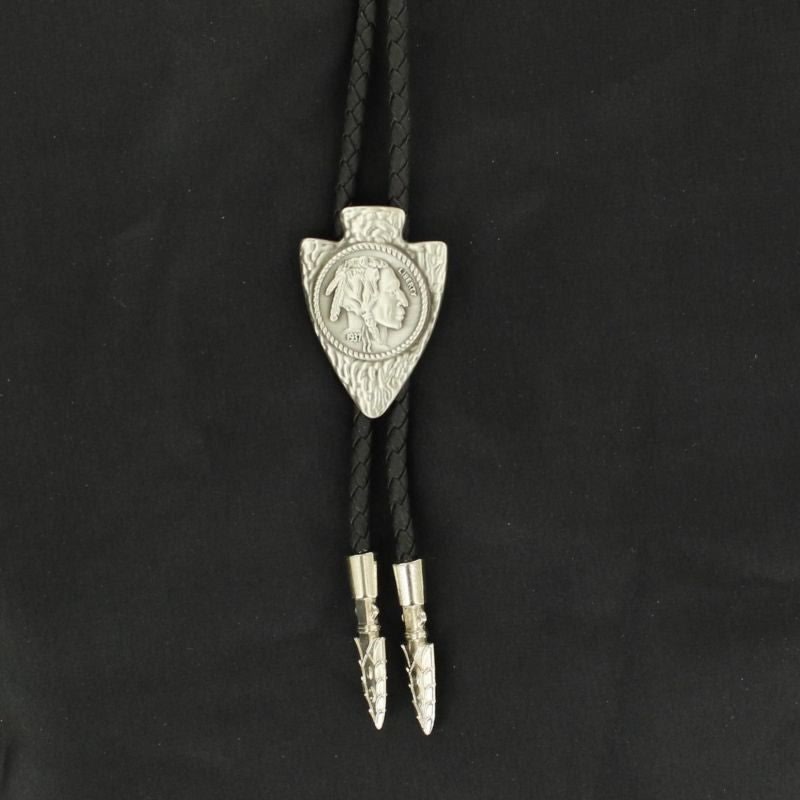 Double S Arrowhead with Indian Bolo 26