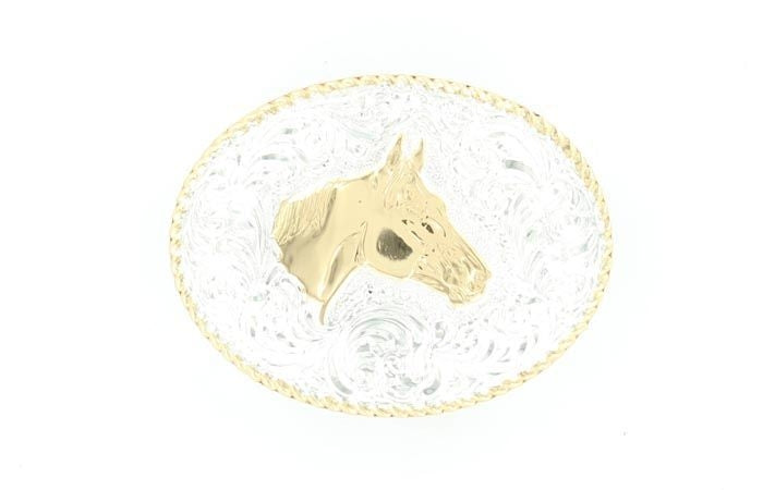 Crumine Oval Horsehead Buckle 3 x 4