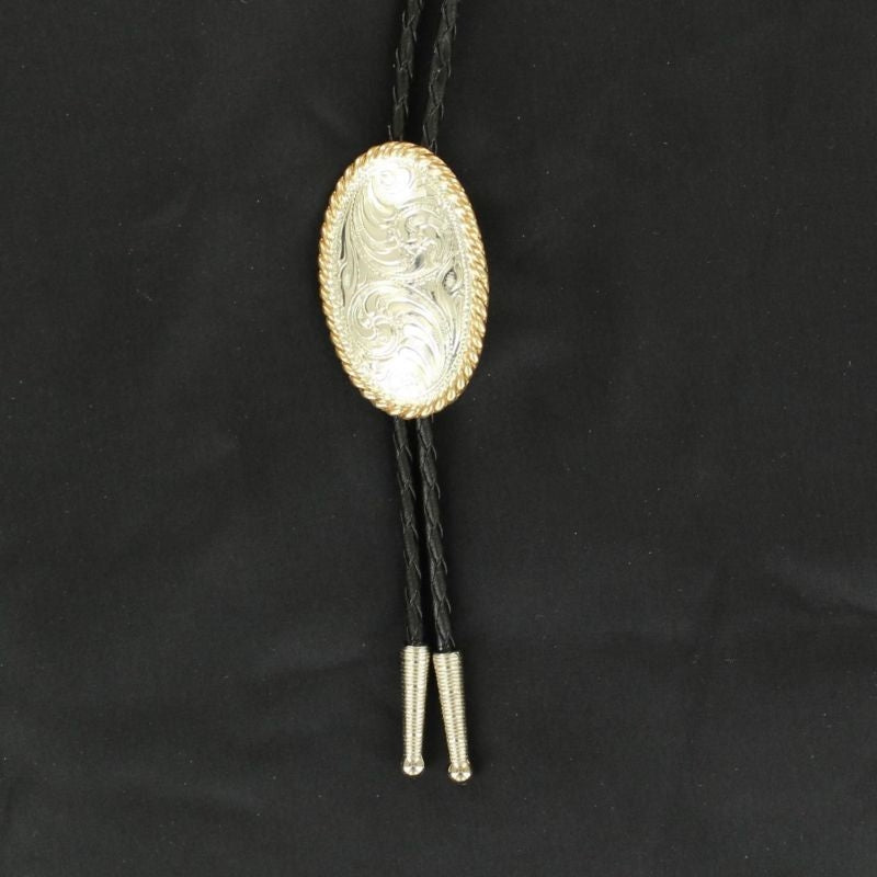 Crumine Oval Rope Edge Bolo 36