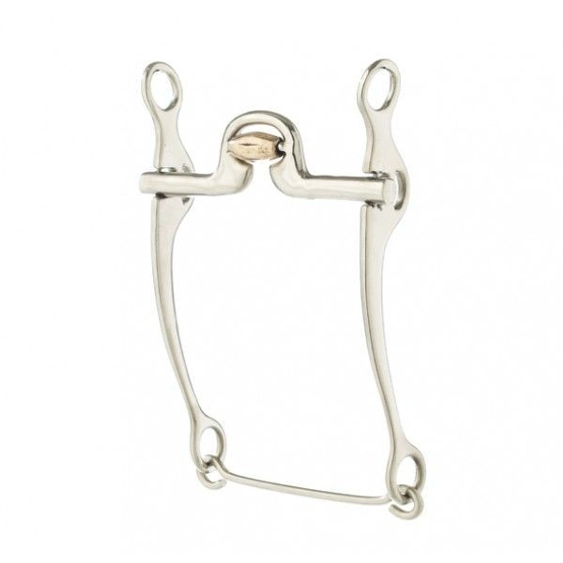 Turn-Two Equine High C-Port Stock Horse Bit 5 Brn