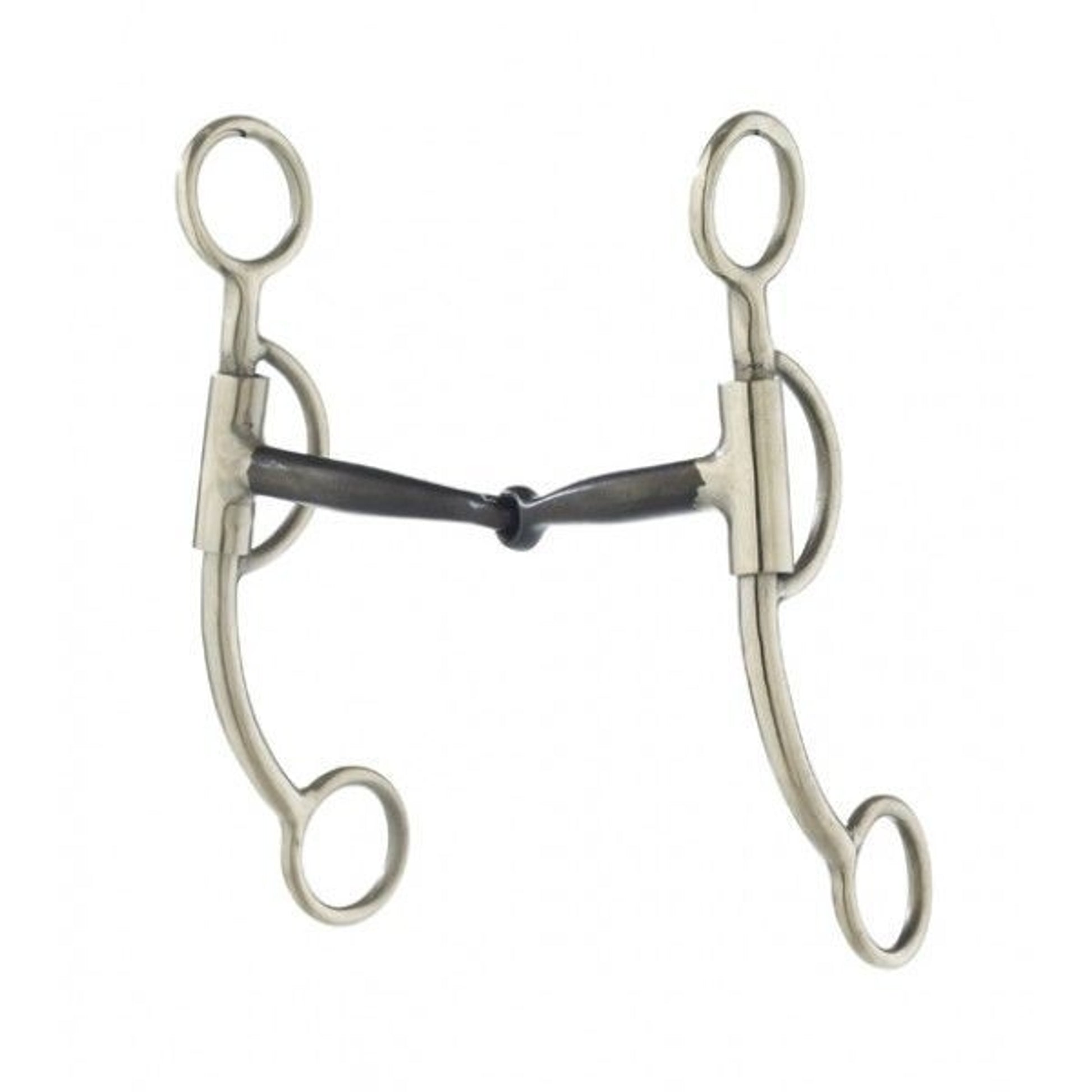 Sweet Iron Snaffle L Doubletrain Bit 5