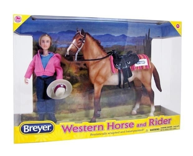 Breyer Classics Western Horse/Rider 12X3X8.25