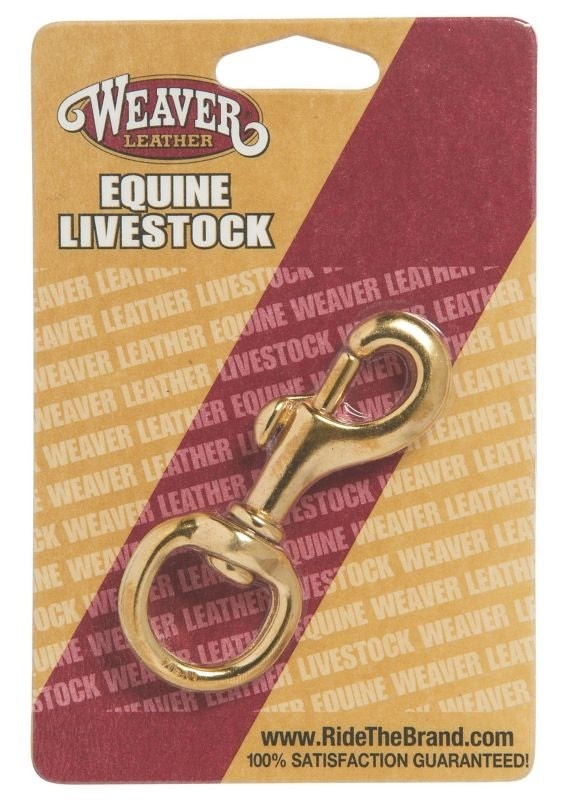 Weaver Leather Solid Brass Snap Round Swivel 3/4