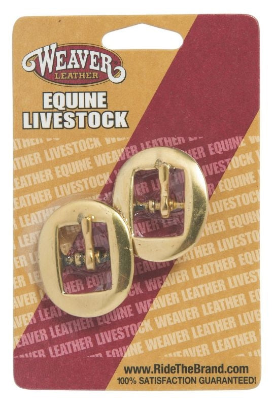 Weaver Leather Solid Brass Cart Buckle 5/8