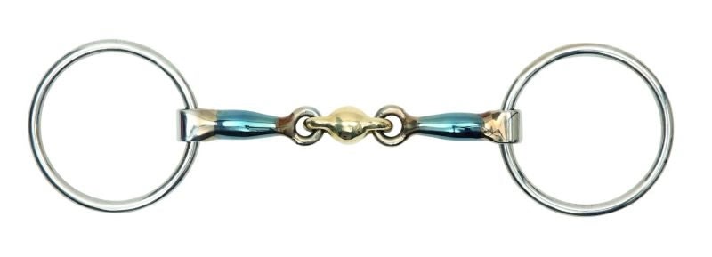Shires Blue Alloy Loose Ring Snaffle With Lozenge