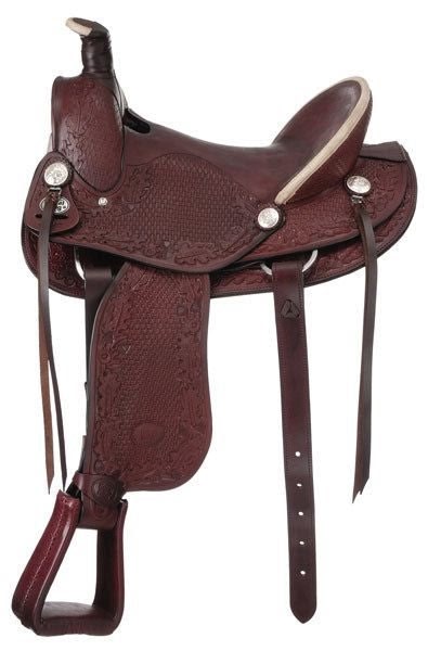 Tough1 SanMarcos Hard Seat Rancher Saddle Pkg
