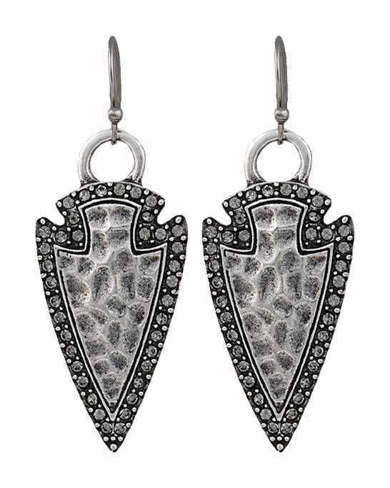 Rock 47 Tribal Flair Arrowhead Earrings