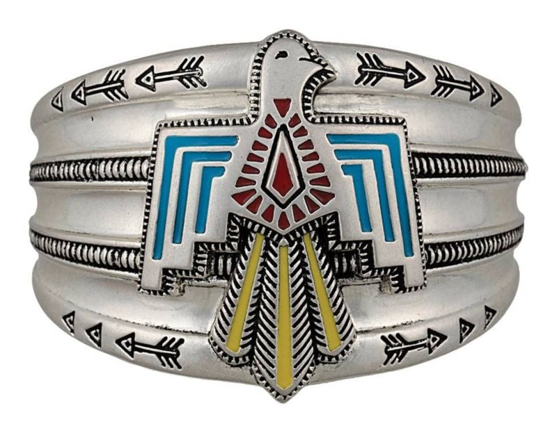 Rock 47 Tribal Flair Thunderbird Cuff Bracelet