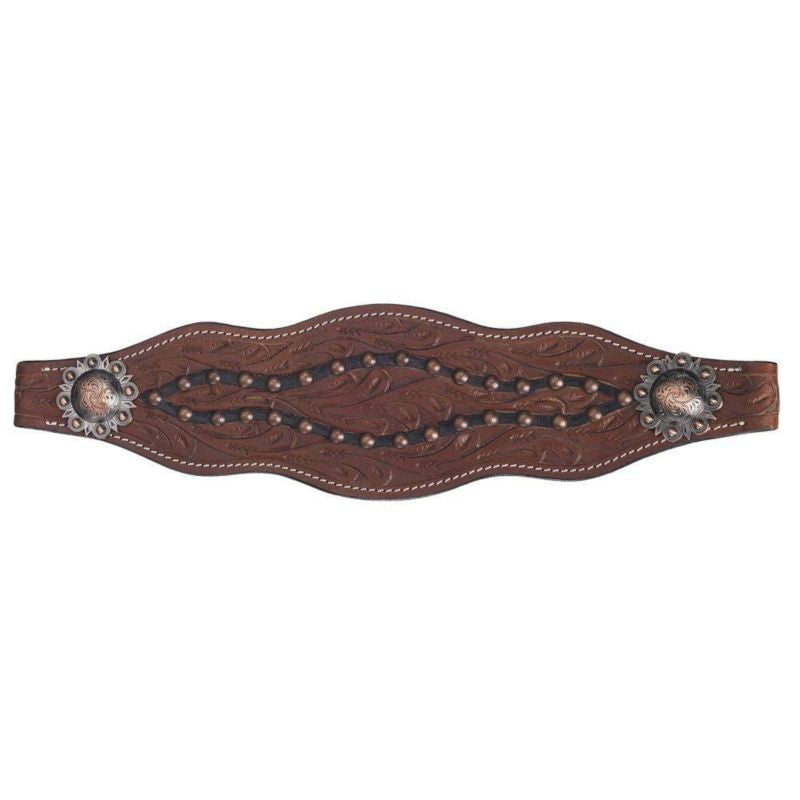 Silver Royal Cooper Belt Buckle Bling Bronc Noseba