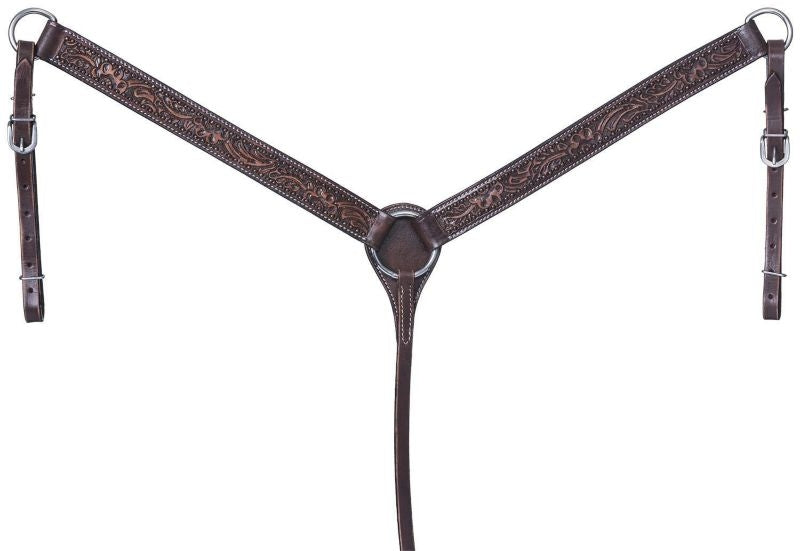 Silver Royal Lawman Series Breastcollar Brn
