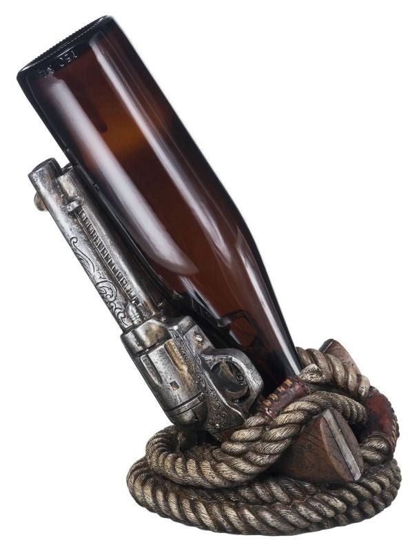 Tough1 Pistols Wine Bottle HolderBk/Wh