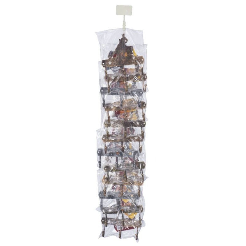 Tough1 12 Pack 3 Hook Rack With Equine MotifBk/Wh