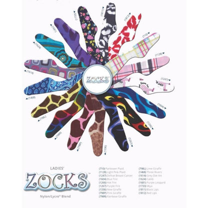Ovation Ladies Zocks Boot Socks 9-11 Midnite Lace