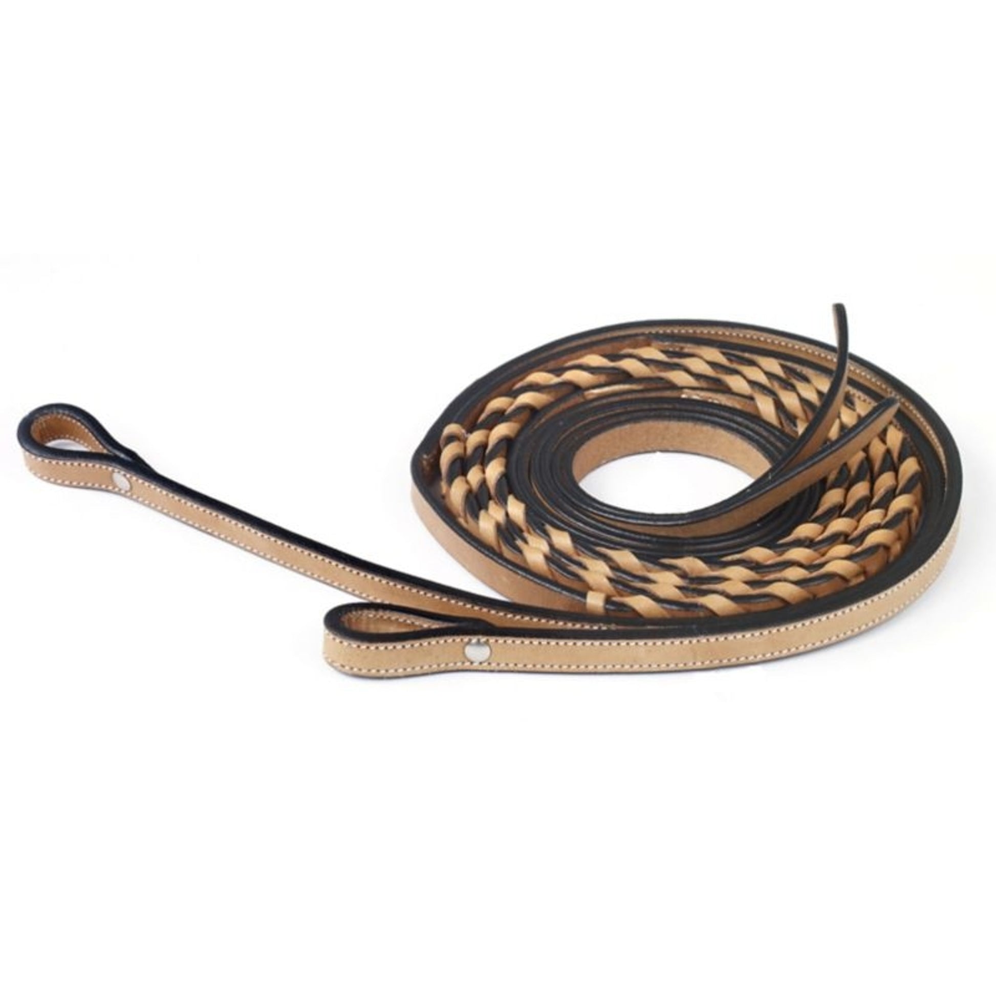 Natural Laced Split Reins 5/8 X 8ft Natural