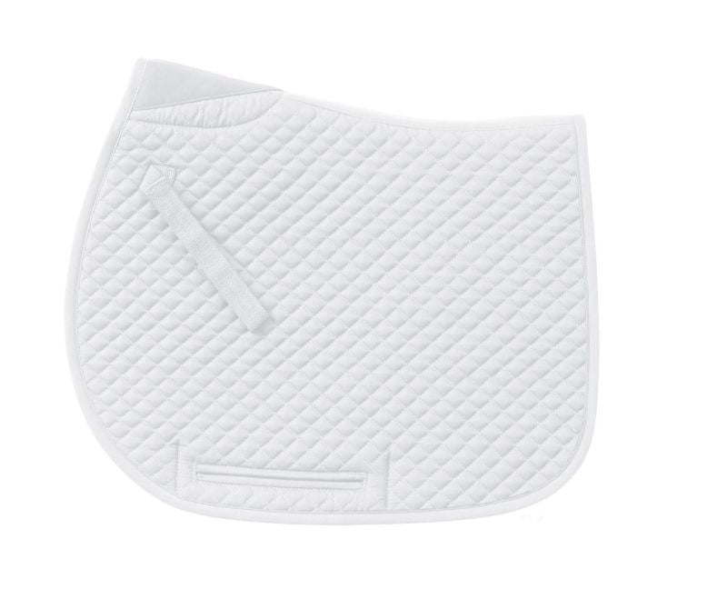 Miniature Diamond Quilt Dressage Pad 2444 White