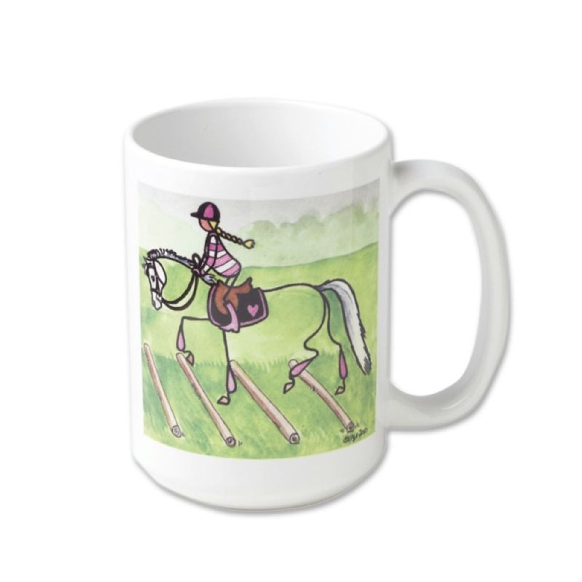 Stick Pony Mug - CavalettiesBk/Wh