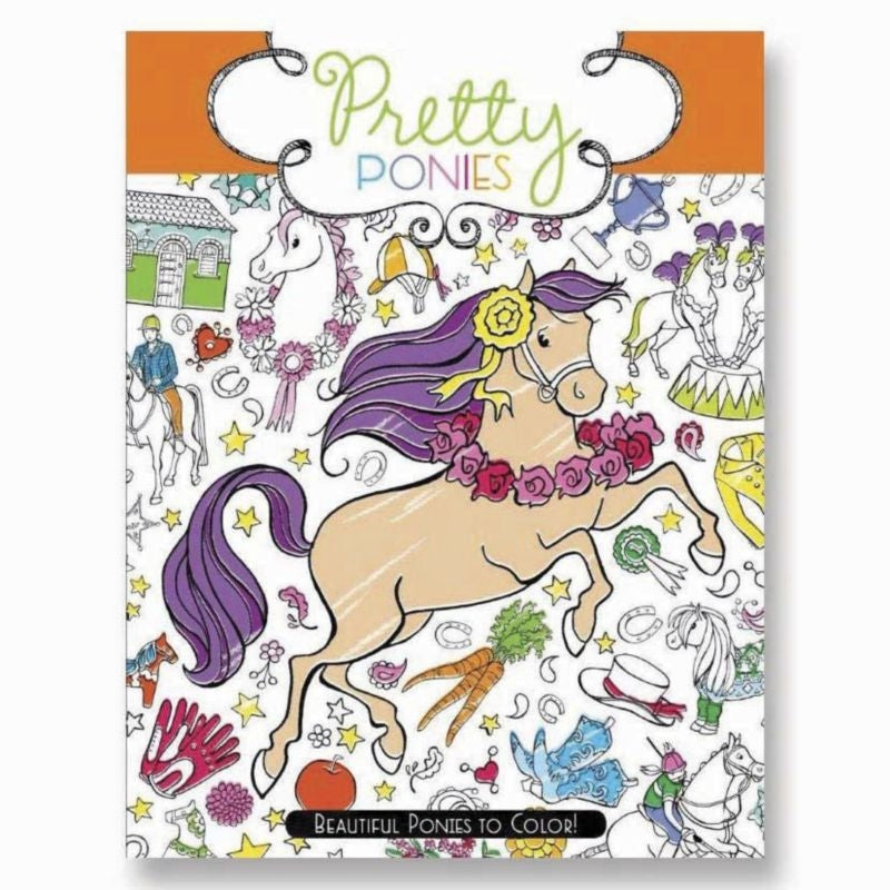 Pretty Ponies Coloring Book