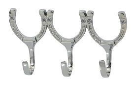 Horse Fare Triple Horseshoe Hook