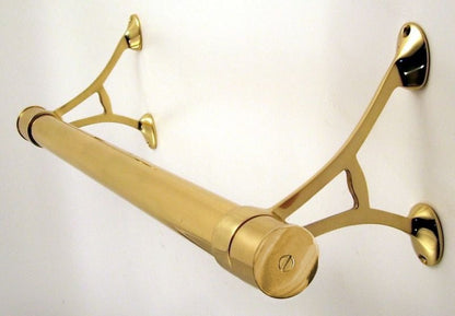 Horse Fare Brass Blanket Bar With Brass Holders