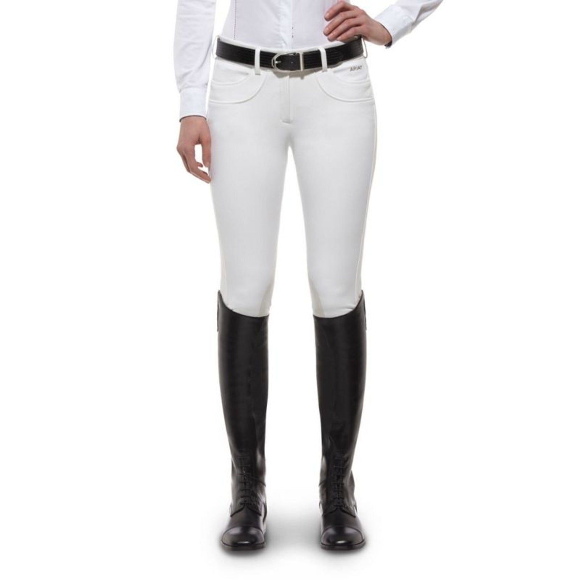 Ariat Ladies Olympia Euro Seat Breeches - White 22