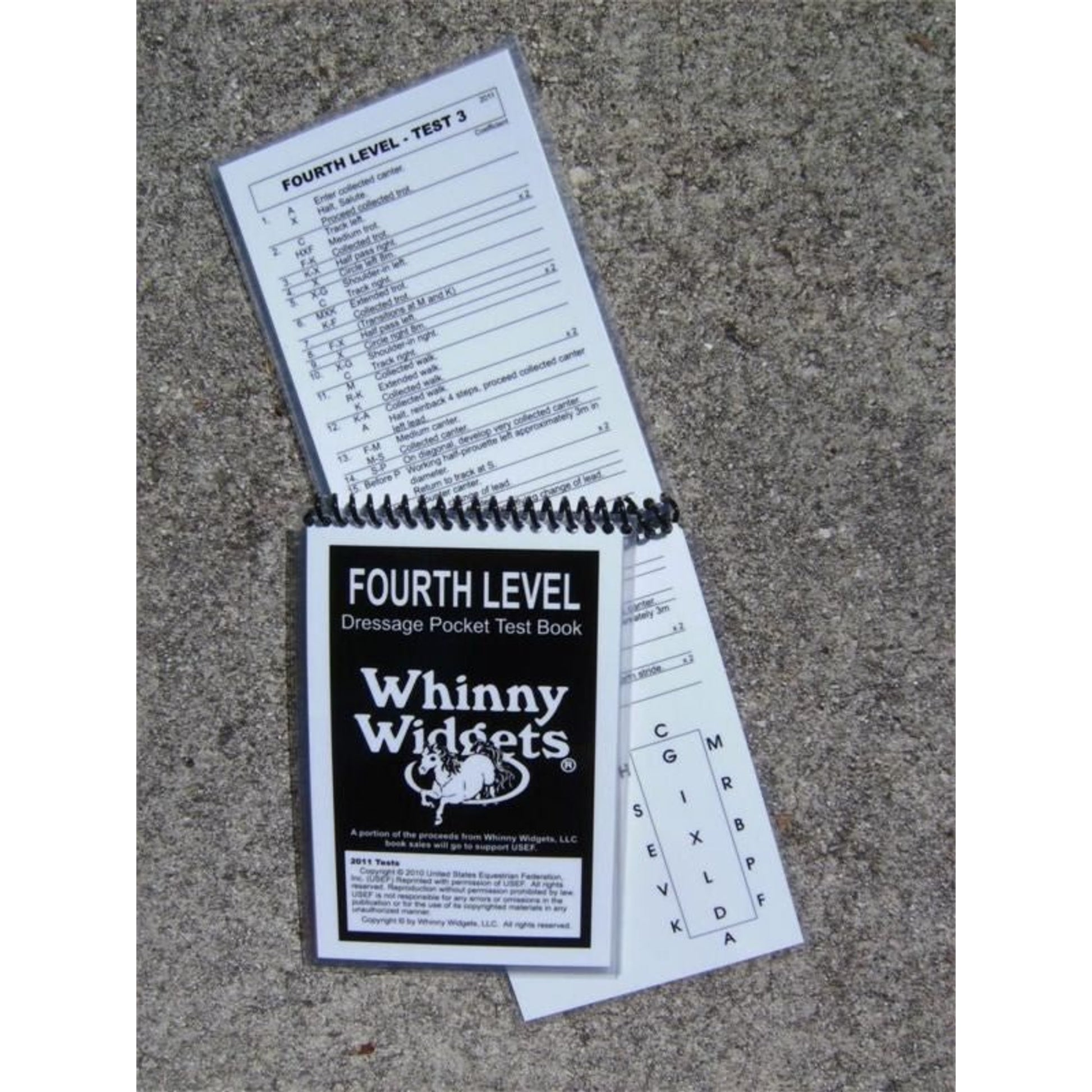 Whinny Widgets 2015 Dressage Test Book - 4Th Level
