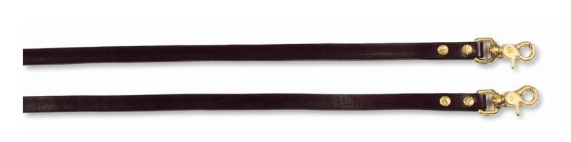 Circle Y Trigger Snap Split TrailRein 5/8x7.5ft Br