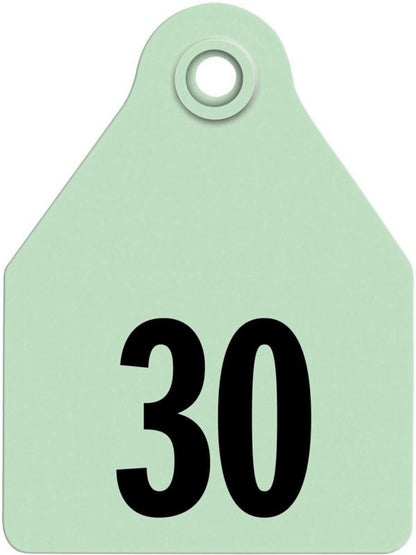Agrilabs Large Agritag Tag Blank. 25 Pack Green