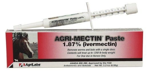 Ivermectin Single Dose Paste Wormer 1.87